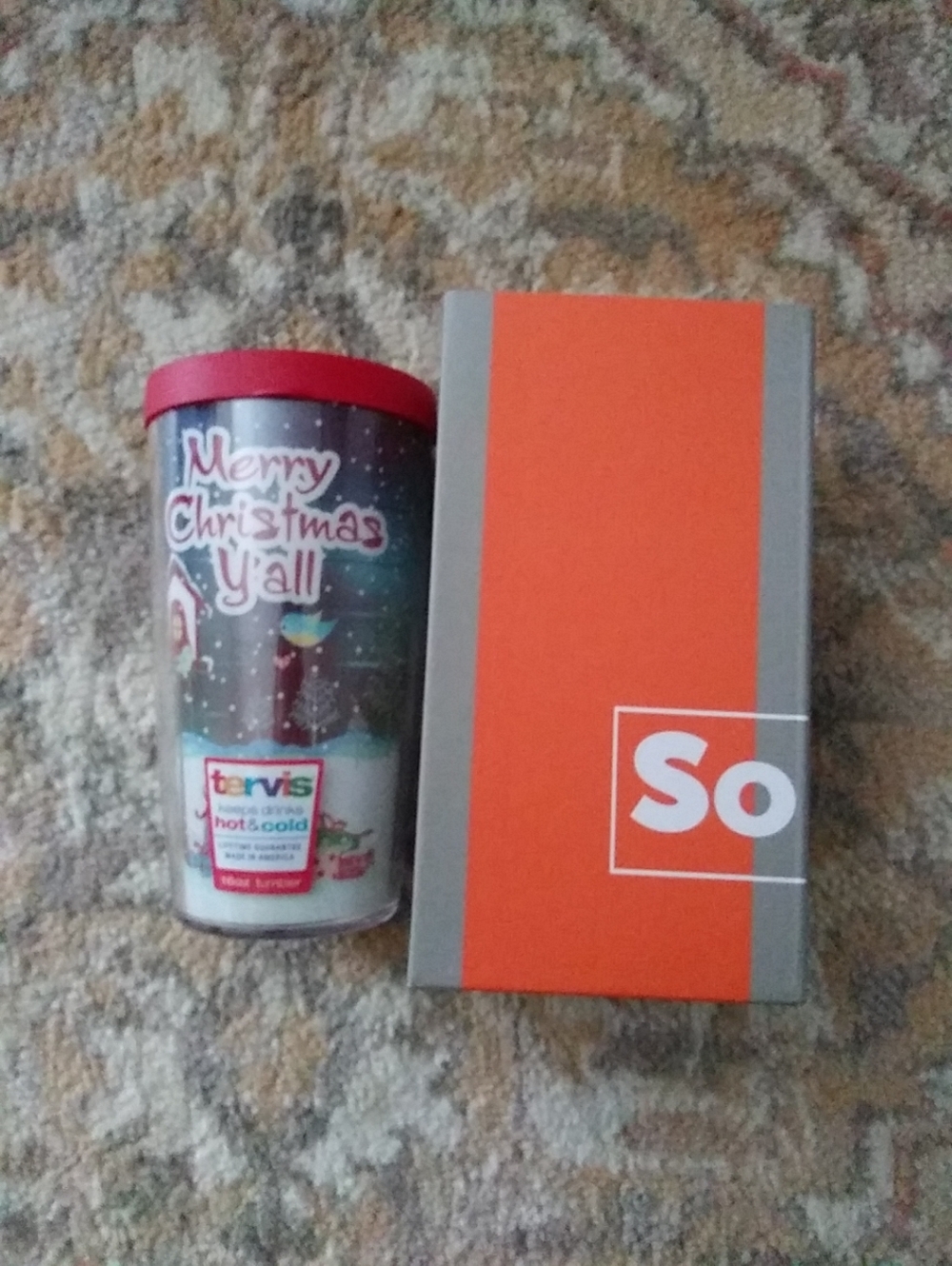Lot 2 Tervis Tumbler 16oz Merry Christmas Y’all And Sodilly Thank You For Being